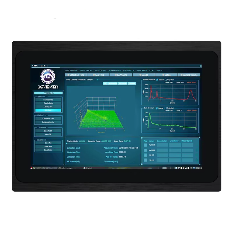 10.1 Inch 1280*800 HD VGA Non Touch Screen Metal Aluminum TFT Embedded Pure Flat OEM ODM Industrial LCD Monitor