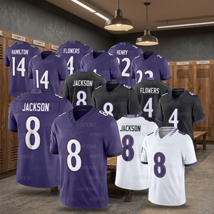 Maillot de football américain personnalisé, uniforme d'équipe sublimé, polyester respirant, séchage rapide, pour entraînement et match, OEM ODM, marque privée - Product Image 3