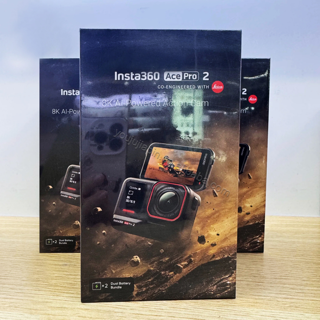 Insta360 Ace Pro 2 Sport Action Camera Lightweight 8K Video 4K 120 FPS 10M Waterproof 2025 New Model with Stabilization
