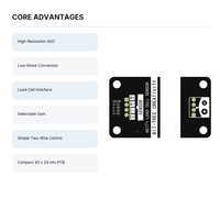Module amplificateur de cellule de charge 24 bits HX711, interface de capteur de pesage haute précision pour balance numérique Arduino