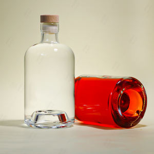 Bouteille en verre de spiritueux vente en gros bouteilles en verre de tequila whisky <span class=keywords><strong>gin</strong></span> bouteille de liqueur avec bouchon - Product Image 2