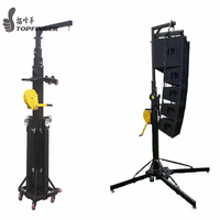 Offre Spéciale & Haute Qualité TFR Nouveau Style Support de levage en aluminium pour enceintes Line Array, peut s'élever de 2 à 6 m, pour intérieur et extérieur