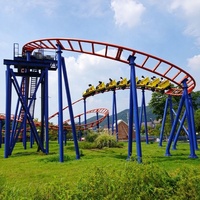 Manèges à sensations fortes : montagnes russes et roller-coasters pour parcs et foires familiales