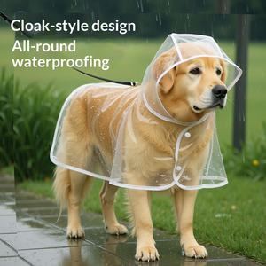 <span class=keywords><strong>Poncho</strong></span> imperméable pour chien en PU, design <span class=keywords><strong>Teddy</strong></span>, taille petite/moyenne, toutes saisons, style décontracté - Product Image 1