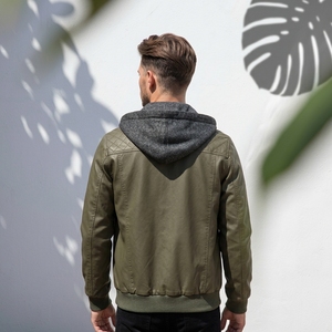 Chaquetas con Capucha de Cuero Sintético Personalizadas 2025 |   Fabricante de Chaquetas con Capucha de Moda para Invierno, Gran Venta - Product Image 2