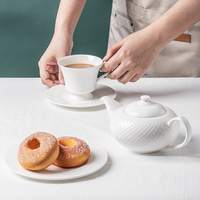 Service de vaisselle de luxe P&T – Assiettes en porcelaine fine blanche – Collection de vaisselle chinoise