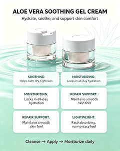 OEM/ODM Rice Glycerin Hyaluronic Acid Ceramides <strong>Aquagel</strong> Cream 4 Molecular Weights Deep Hydrating Lifting Firming Vitamin E - Product Image 4