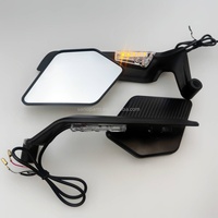 Rétroviseur latéral de moto WANOU avec clignotant LED, rétroviseur de moto