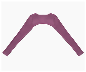 Chất Lượng Cao Biểu Tượng Tùy Chỉnh Của Phụ Nữ Dài Tay Áo Crop Top Thoáng Khí Mở Phía Trước Cắt Cardigan Cutout Yoga Thể Thao Tee Cánh Tay Bao Gồm - Product Image 4