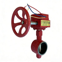 Vanne papillon de signalisation incendie Dn65 Dn80 Dn100 Dn150 Dn200 pour système d'irrigation par aspersion – Vente en gros, directement de l'usine