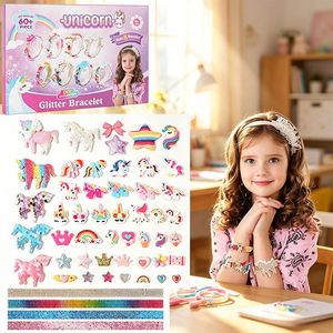 Wholesale Kids Fashion Headband <b>Kit</b> <b>DIY</b> Hair Accessories Pins Flowers Stars Hearts Craft Activity Gift Box Set - Product Image 2