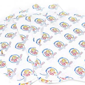 ZJPACK Wholesale Customized Printed Logo Food Safe Grade <b>Burger</b> <b>Paper</b> Greaseproof <b>Wrapping</b> Wax Coated Packaging <b>Paper</b> - Product Image 3