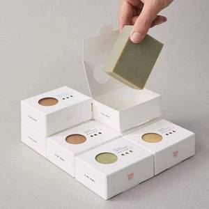 Emballage cosmétique écologique avec logo personnalisé, emballage de savon, boîtes en papier personnalisées en gros - Product Image 1