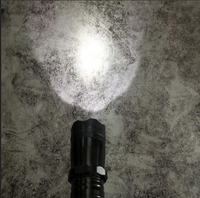 Lampe torche promotionnelle UV LED rechargeable longue portée super puissante 1101 Plus en alliage d'aluminium métallique portable pour femme, classée parmi les meilleures