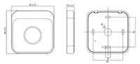 Lector de Tarjetas de Control de Acceso RFID NFC con Salida Wiegand de 125kHz, Interfaz de Comunicación, Precio de Fábrica al por Mayor