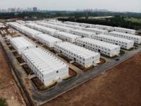 Maison préfabriquée de 20 pieds, type X, maison modulaire pliable en conteneur, construction préfabriquée, logement pour travailleurs de chantier