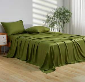 OEKO-TEX लक्जरी 100% ऑस्ट्रियन यूकेलिप्टस टेन्सिल लोसेल बिस्तर शीट घर और होटल के लिए नरम और ठंडा होटल बिस्तर सेट - Product Image 6