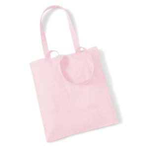 Bolsa de Compras Promocional 100% Algodón, Color Rosa Pastel, Talla Única, Estilo Casual, para Actividades Promocionales - Product Image 1