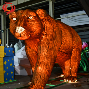 Lumières de spectacle de lanterne de dragon de soie chinoise pour Halloween Ramadan Festival Diwali Graduation usine extérieure de festival de lanterne animale - Product Image 1