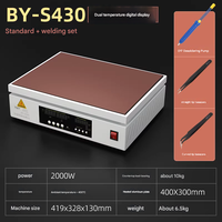 Placa Calefactora de Temperatura Constante con Temporizador, Doble Zona, Inteligente, para Soldadura por Reflujo, Reparación de Pantallas de Teléfonos y Laboratorio