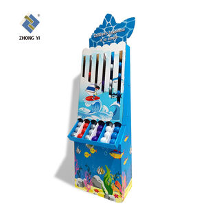 Jouets promotionnels de supermarché Petites boules Présentoir au sol en carton personnalisé Présentoir en papier - Product Image 4