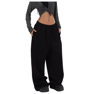 Ropa de calle personalizada <span class=keywords><strong>para</strong></span> mujer, <span class=keywords><strong>pantalones</strong></span> de chándal holgados de gran tamaño, <span class=keywords><strong>pantalones</strong></span> de Hip Hop <span class=keywords><strong>para</strong></span> mujer, <span class=keywords><strong>pantalones</strong></span> de chándal de pierna ancha holgados - Product Image 5