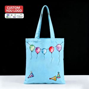 Bolsas de Compras de Lona 100% Algodón Imprimibles al por Mayor, Bolsas de Mano con Logotipo Personalizado Impreso - Product Image 2