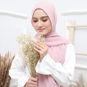 Confezione regalo personalizzata Hijab da donna in Chiffon di Hijab plissettato Jersey in Chiffon cotone combinazione confezione regalo di Hijab Soi De <span class=keywords><strong>Medin</strong></span> - Product Image 5