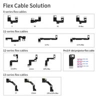 Puce flexible de câble matriciel JCID V1SE pour iPhone X-14PM réparation d'identification de visage projecteur de points outil de lecture et d'écriture sans alimentation externe