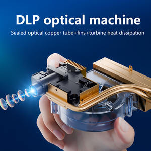 Toumei V8 Akıllı DLP Projektör Ev Sineması Eğitimi için 5G Dahili YouTube Netflix 4K Desteği Uyumlu TV Stick/Box/USB/ - Product Image 5