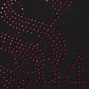 Red Rhinestone <b>Black</b> <b>Hoodie</b> Crystal Sweatshirt Loose Fit Streetwear <b>Zipper</b> for Men Custom Logo - Product Image 6