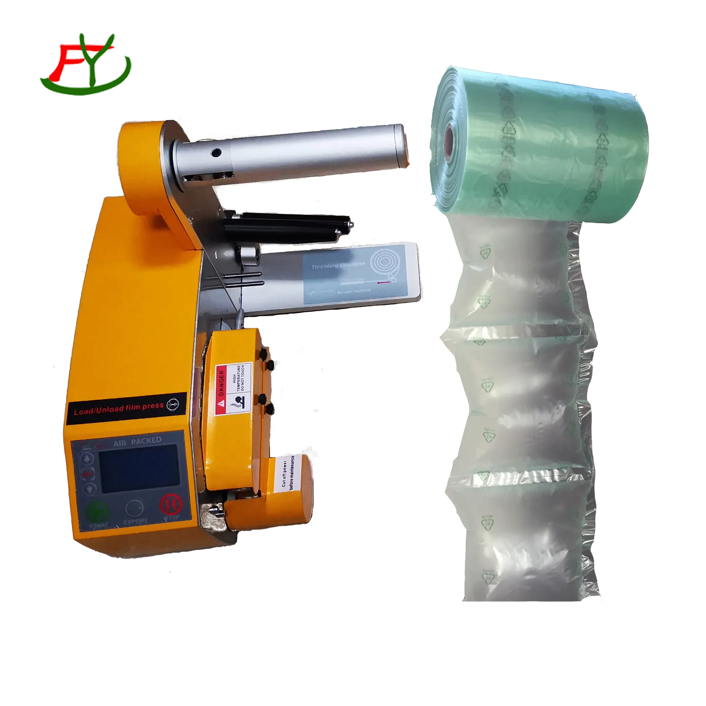 Reliable desktop air cushion filling machine produce pillow bags and bubble films for your protective packaging