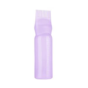 Bouteille applicatrice en plastique coloré de haute qualité avec brosse peigne pour racines de cheveux, flacon vide pour coloration capillaire - Product Image 6
