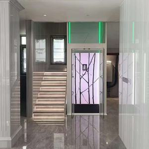 ลิฟต์กระจกสำหรับบ้าน/ลิฟต์บ้านขนาดเล็ก/ลิฟต์บ้านสำหรับคนเดียว - Product Image 5