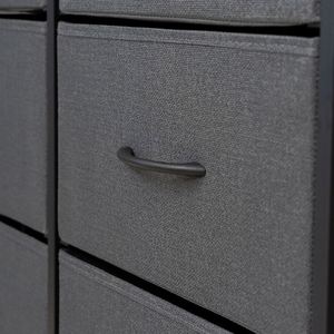 Commode autoportante moderne en tissu pour salon, durable, avec panneaux en MDF et acier inoxydable, en pin, disponible en plusieurs couleurs - Fournisseur en gros - Product Image 5