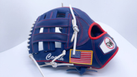 Gant de baseball XL bleu marine H Web, durable, résistant aux chocs, usage professionnel, pour lanceur gaucher