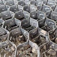 Grille réfractaire en hexagones renforcée en acier inoxydable haute résistance pour fours de centrales électriques