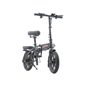 Bicicleta Eléctrica Plegable de 14 Pulgadas, 48V, Suspensión Completa, Neumáticos Anchos, Bicicleta Eléctrica Plegable para Adultos - Product Image 4