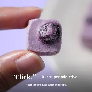 Zhongbao 동결 건조 과일 간식 신선한 FD 블루 베리 칩 달콤한 노란색 복숭아 조각 망고 대량 건조 30g - Product Image 2