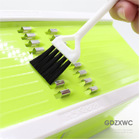 Brosses de nettoyage modernes pour articles ménagers, petites, en PBT, 6 couleurs, 110 mm de long, blanches et noires, pour cuisine et clavier