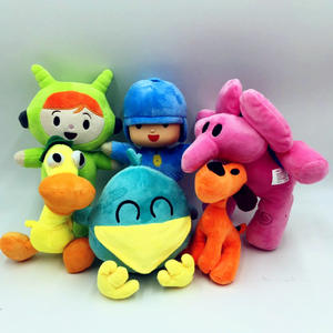 Per la collezione di Pocoyo bambole morbide di peluche divertenti giocattoli di figura per bambini Bart l'anatra Rula il cane Ellie l'elefante - Product Image 2