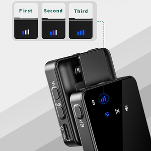 Micro không dây răng xanh, micro Clip Cổ áo có thể đeo được thiết bị phát trực tiếp di động với mức Card âm thanh - Product Image 4