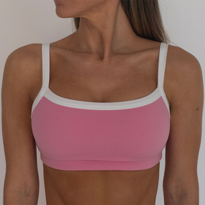 <span class=keywords><strong>Reggiseno</strong></span> <span class=keywords><strong>Sportivo</strong></span> OEM Personalizzato, Traspirante, ad Asciugatura Rapida, di Alta Qualità, <span class=keywords><strong>Bianco</strong></span> con Pois, per Fitness, Palestra e Yoga, per Donna - Product Image 2