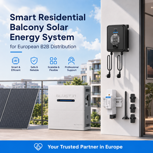 Système <span class=keywords><strong>d</strong></span>'<span class=keywords><strong>énergie</strong></span> solaire résidentiel intelligent BLUETTI pour balcon, destiné à la distribution B2B européenne - Product Image 1