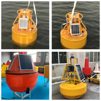 Pelampung Navigasi Laut HDPE BT Tahan Lama Diameter 1800mm Berat 400kg Daya Apung 1400kg Penanda Apung Keselamatan Pelabuhan Saluran Laut