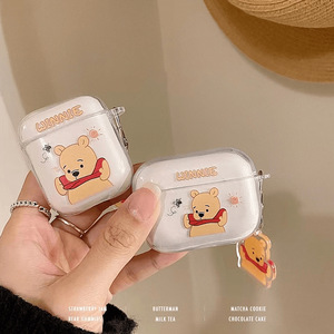 Adecuado para AirPods 1/2 Cute Cartoon Apple Pro 3 Funda blanda transparente - Product Image 4
