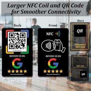 Thẻ với chip NFC và mã QR-Dễ dàng truy cập vào trang kinh doanh Google để đánh giá của khách hàng - Product Image 5