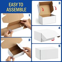 Boîtes en carton d'usine, emballage de luxe noir pour vêtements, cadeaux, chaussures, accessoires, rubans personnalisés, perruques en fourrure, chaussettes