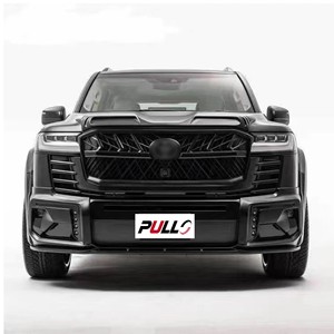 Parachoques de coche para <span class=keywords><strong>Land</strong></span> <span class=keywords><strong>Cruiser</strong></span> LC300 versión alta a Wald kit pequeño incluye cejas pequeño delantero de parachoques trasero negro/Blanco/sin pintura - Product Image 5