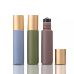 Giảm Giá Hấp Dẫn Nước Hoa Tinh Dầu Logo Tùy Chỉnh Chai Khử Mùi Thủy Tinh Dạng Cuộn Mờ Morandi 10Ml Sang Trọng - Product Image 3